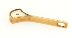 Handmade 9ct Yellow Gold & Diamond Pendant Fine Vintage Jewellery