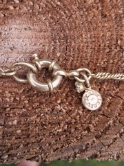 J Crew Pearl Crystal Hoop Link Draped Statement Matinee Necklace 24″ Long