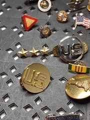 Lot Of Military Themed Pins Military Pin Lot DSTAB