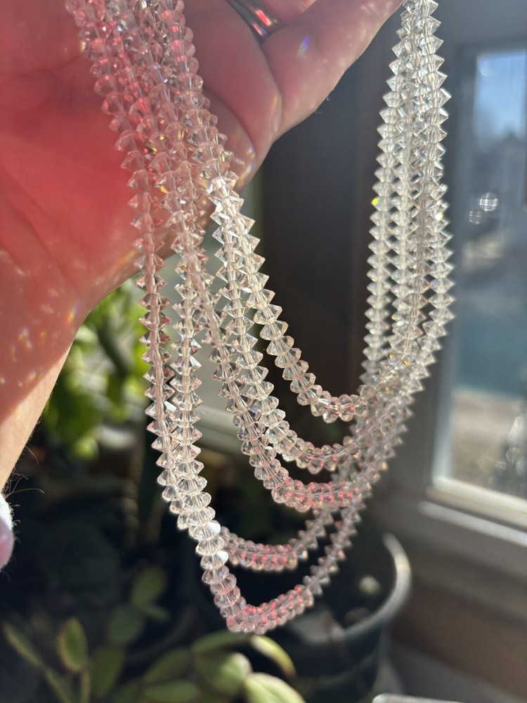 Aunt Elza’s Crystal Necklace Amulet Magnificent Magical Fortune Teller Heirloom