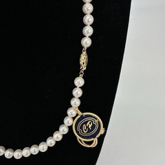 CAMROSE & KROSS Jackie Kennedy Faux Pearl Necklace 17” w Box COA