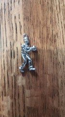 Vintage 925 Sterling Silver Bowler Charm – Moving Bowling Man Figure – 3D…