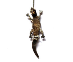 Vintage Sterling Silver Alligator Brooch/Pin