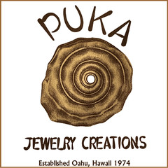 Puka Shell Necklace Vintage 70s w/Hand-Shaped Tiger Cowrie Shell Cross Pendant