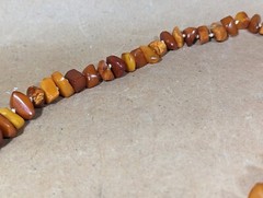 Antique Butterscotch Amber Beaded Necklace 110 Grams