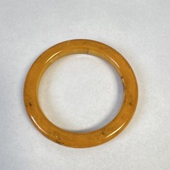 Vintage Bakelite marbled Butterscotch Bangle Bracelet