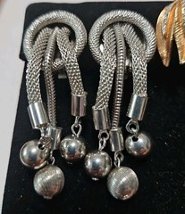 Stunning Lot Clip-On & Screwback Rhinestone Earrings High Quality 50s-60s