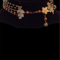 Vintage Vendome Chic 5 Strand Beaded Necklace EUC