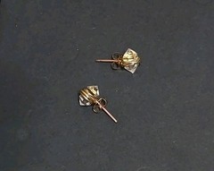 Vintage 1/20 14K Gold Filled Stud Earrings Classic Elegant Timeless Estate Jewel