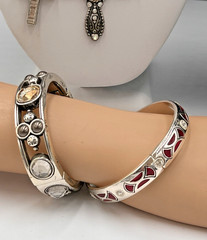 Brighton Necklace Bracelet Lot, 6 pc Devotion Angel La Scala Selene Capella Cher