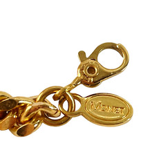 Vintage Signed Monet Curb Figaro Chain Necklace – Gold Tone ~ 32″ x 5.2 mm – EXC