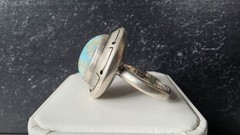 Mexican 925 Sterling Silver Turquoise Ring SIZE US 8.75 Vintage READ Description