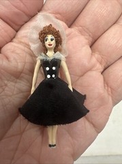VTG After Five Barbie Brooch/ Pin One Of A Kind Convention Piece