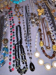 Great Lot 49 Vintage to Modern Fashion Necklaces Many Many Designs