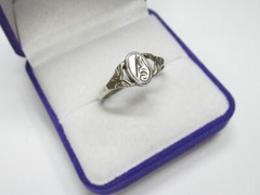 Vintage Sterling Silver 925 Women’s Ring Elegant Jewelry, Size 8.5