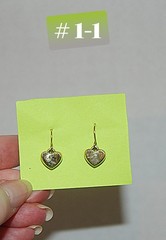 Vintage Retro Ear Rings, 1970s, 1980s 1990s, GROUP 1, priced per or the lot