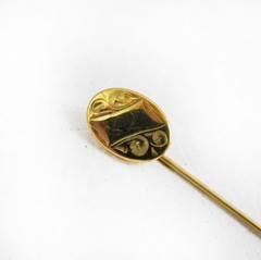 Nice Vintage Victorian Edwardian Art Deco Art Nouveau Etched HAA&CO Stick Pin