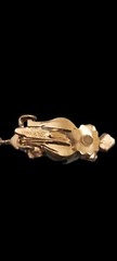 Vintage La Roco crystal necklace Clip on Earrings statement signed costume
