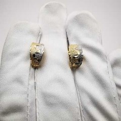Vintage Earrings 14K 585 Gold Jewelry Ideal Condition 1.6g Stylish Youth ❤️ Love