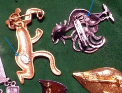 Vintage & Modern Designer Pin FIGURAL PINS, STICK PINS, TAC PINS Variety LOT