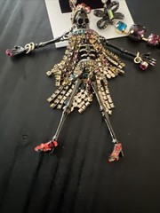 Betsey Johnson Mismatch Skull Earrings Rare – G2
