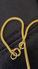 Vtg Lucite Clear Bubble Bobble Costume Gold Necklace Earring Bracelet SET MCM
