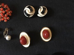 Lot Of Vintage 1980’s-1990’s Designer Costume Jewelry…Earrings, Pins VGC