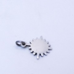 Sterling Silver 925 Blank Engravable Bracelet Charm .7″