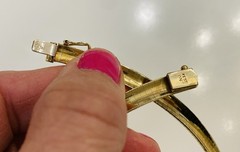 Stunning Vintage 14k Gold Omega Necklace Collar 17.75″ 39 grams