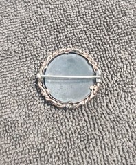Antique Victorian Mourning Photo Brooch Pendant ~1890s C Clasp Portrait Pin
