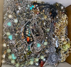 3 Lbs Pounds Unsorted Huge Lot Jewelry Vintage Now Junk Art Craft Treasure Fun