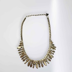 Vintage Juliana Style Rhinestone Necklace Black Multicolor D&E Look 17”