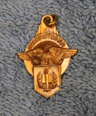 Vintage Josten’s Valedictorian Copper Tone Eagle Charm 1940’s-1950’s? Excellent