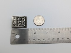 Vintage Birds & Blooms 2003 Silver Tone Pewter Sunflower Seed Packet Brooch