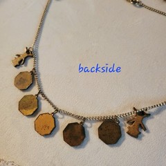 Antique Vintage Dutch Necklace Enamel Copper Charms Souvenir HollandNetherlands