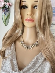 🔥Vint. AB Clear-Champagne Rhinestone Necklace Not Signed (was $99)