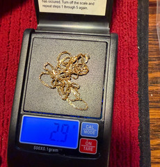 Vintage SOLID 14KT Gold Stamped 18″ Necklace Chain 2.9 Gram