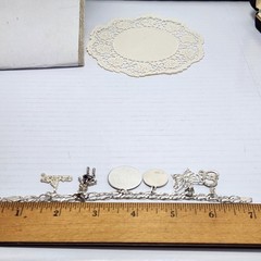 Vintage 925 Sterling Silver Grandma Charm Bracelet Italy 6 Charms 20 Grams
