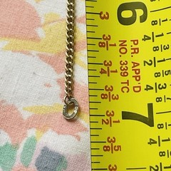 Vintage Krementz Rose Bracelet 7 Inches Gold Tone Signed Floral Dainty Chain