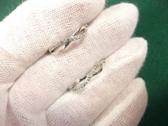 3 PAIRS OF STERLING SILVER EARRINGS: CZ HOOPS, STUDS/DROPS; GOLD PLATED HOOPS