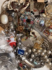 Bulk Mixed Jewelry Lot – Wearable, Craft, Resell, Junk – Vintage to Modern