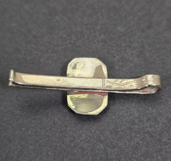 VINTAGE SIAM STERLING SILVER NIELLO TIE BAR & CUFFLINKS SET GODDESS DANCERS 925