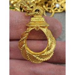 Jose & Maria Barrera Vintage 24K Gold Plated Multi-Charm Statement Bracelet