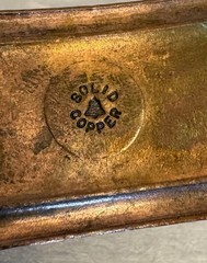 Vintage Bell Trading Post Thunderbird Copper Mans Cuff Bracelet Southwestern
