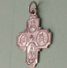 STERLING SILVER 4 MEDAL 5.2 GRAMS, 29mm WIDE