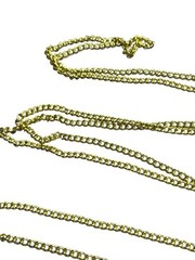 Vintage Goldtone Chain Necklace No Clasp 54 inches Long