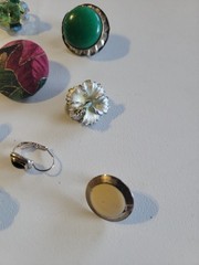 Miscellaneous Vintage Small/Mini Craft Jewelry Lot-Unique Items Charms