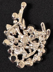 Vintage Eisenberg Ice Brooch Clear Sparkling Rhinestones