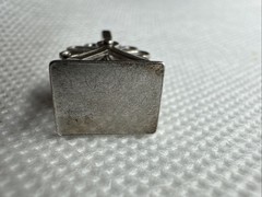 Vintage STERLING SILVER Ferris Wheel CHARM Moving Parts It Spins articulating A2