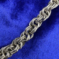 Vintage Lariat Necklace Silver Tone Tassel 40”